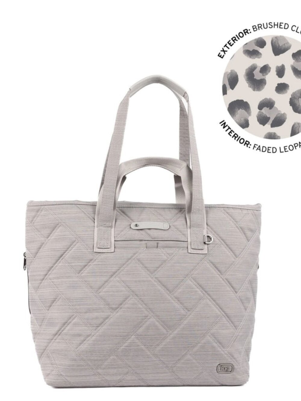 LUG - Ferry XL SE Expandable Carry-All Tote in Brushed Cloud Grey